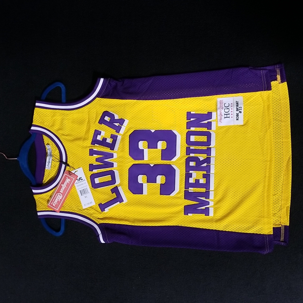 Headgear Classic Authentic Kobe Bryant High School Jersey #33 LM